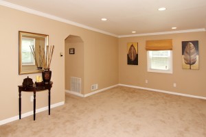 carpeted room